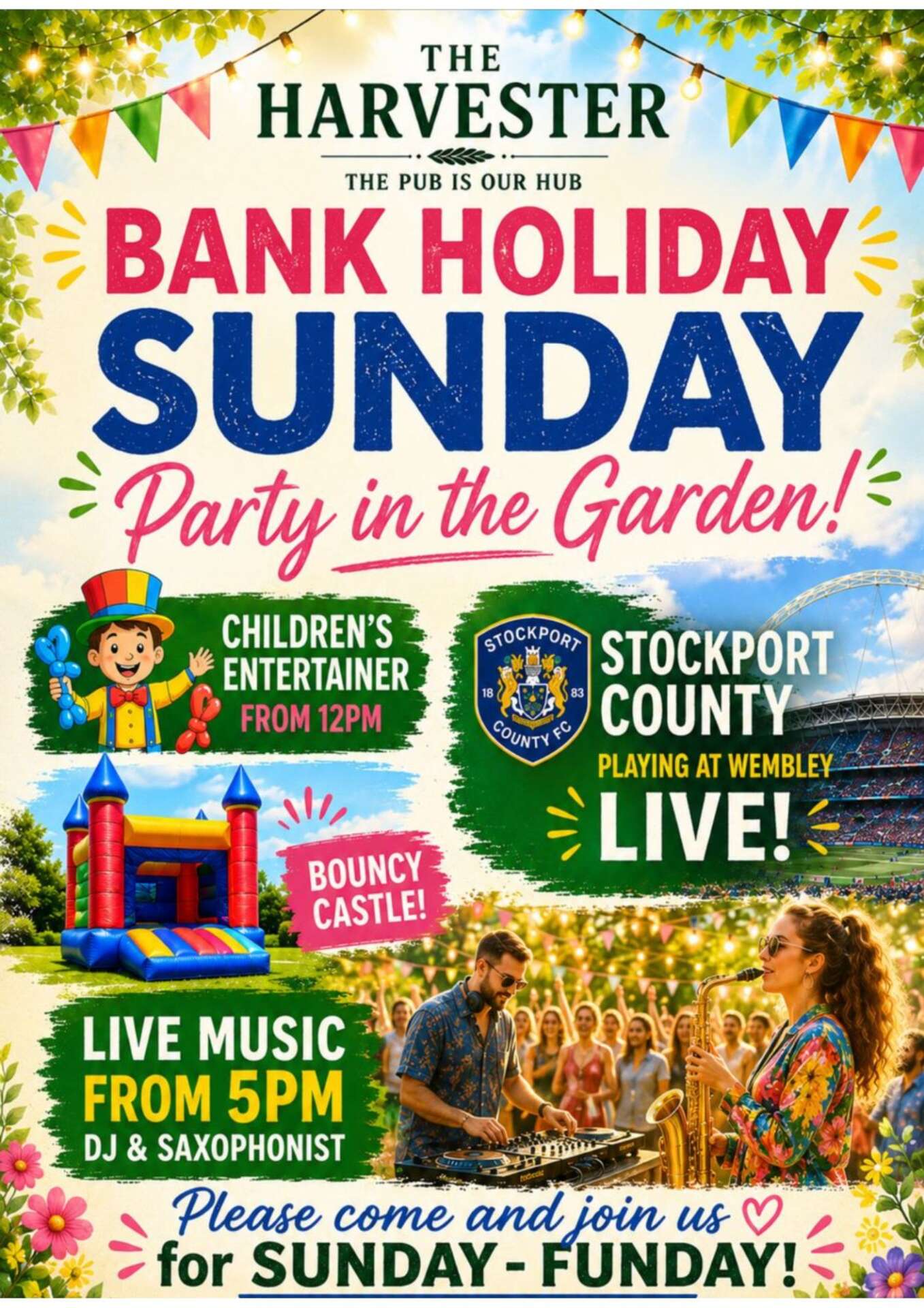 Party in the garden